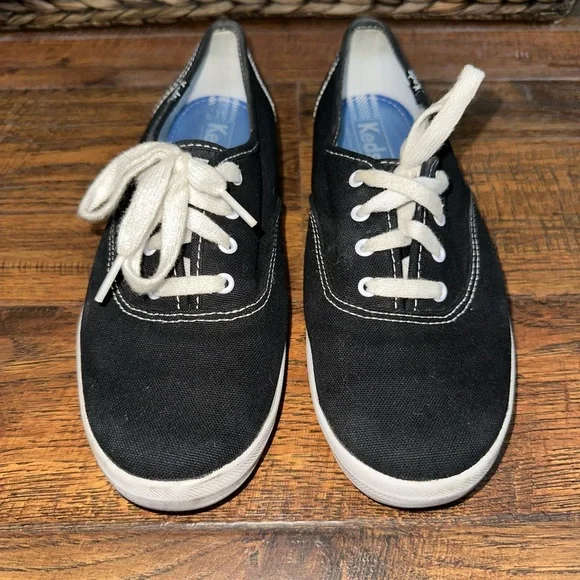 Women’s Black Keds - Picture 2 of 6